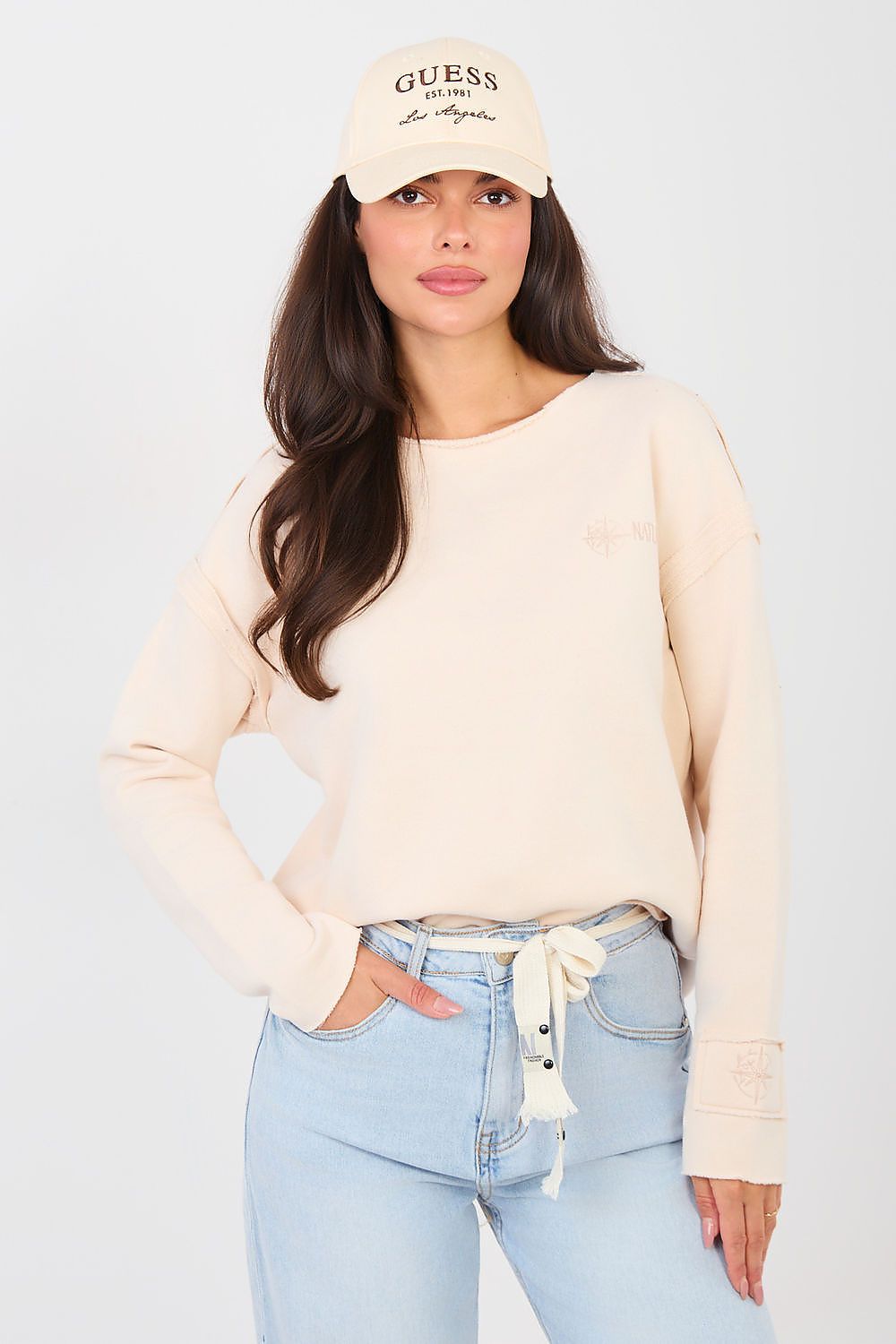   Bluza Damska Model NS-BL-NS2553.16 Light Beige - Factory Price 