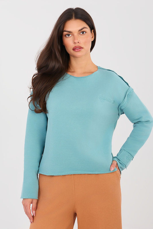  Bluza Damska Model NS-BL-NS2553.16 Turkus - Factory Price 