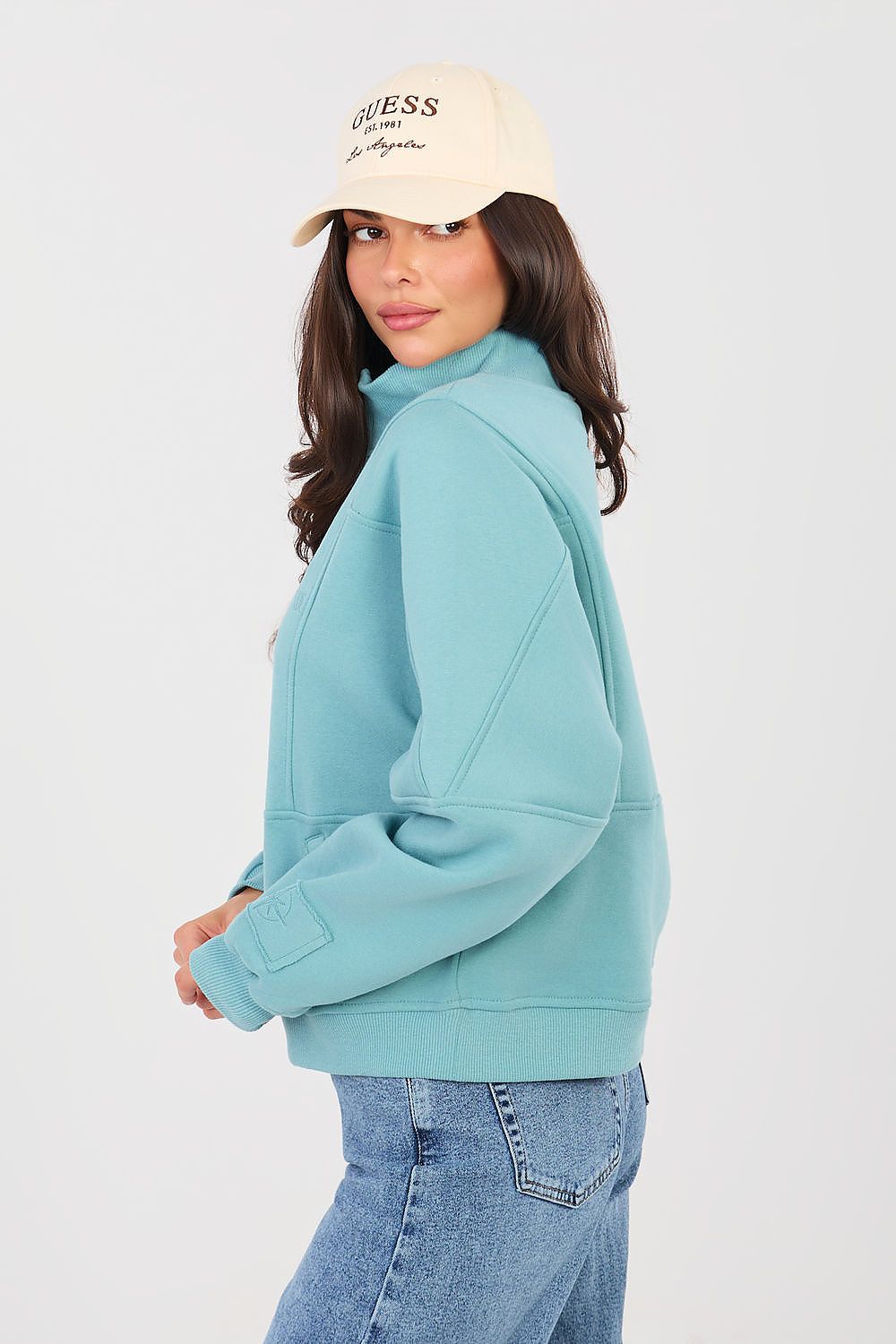   Bluza Damska Model NS-BL-NS2579.11 Turkus - Factory Price 