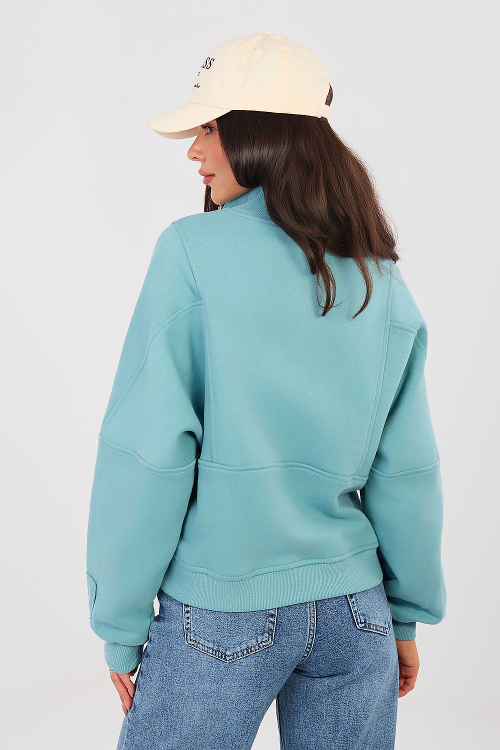   Bluza Damska Model NS-BL-NS2579.11 Turkus - Factory Price 