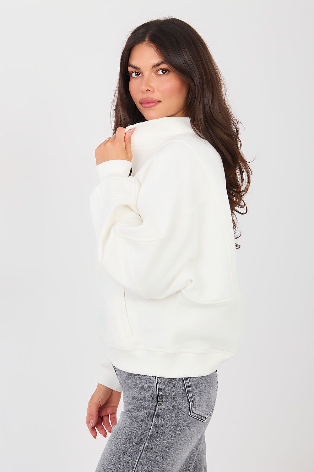   Bluza Damska Model NS-BL-NS2579.11 Ecru - Factory Price 