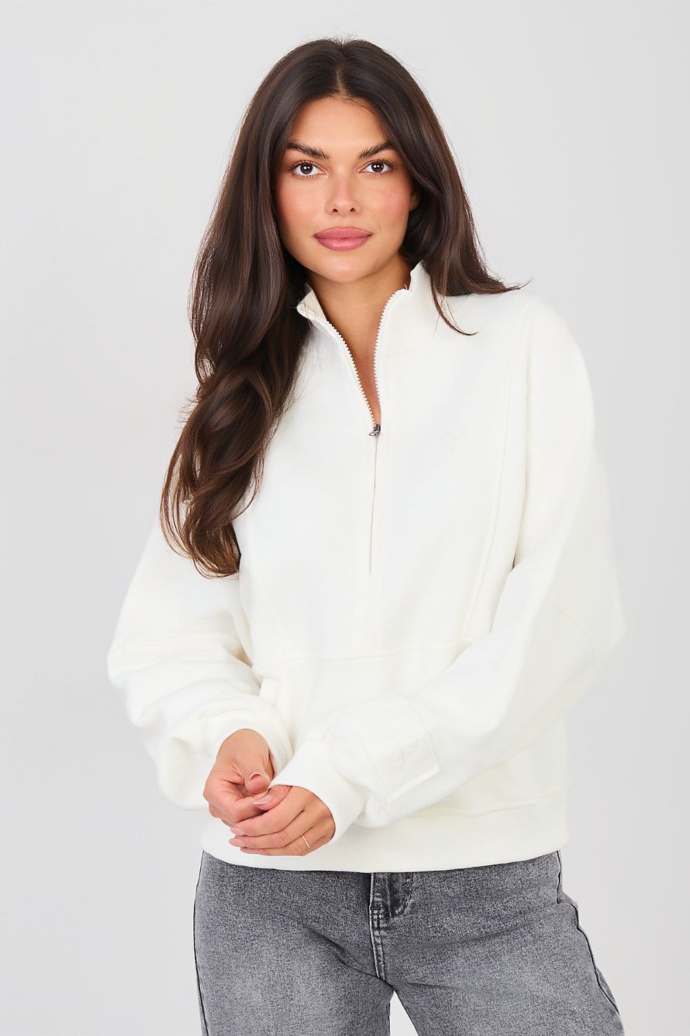  Bluza Damska Model NS-BL-NS2579.11 Ecru - Factory Price 