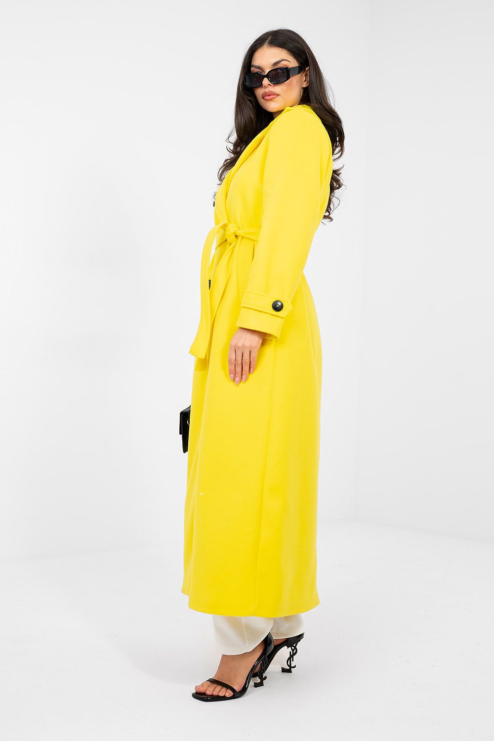   Płaszcz Damski Model IT-PL-97035.17 Fluo Yellow - Factory Price 