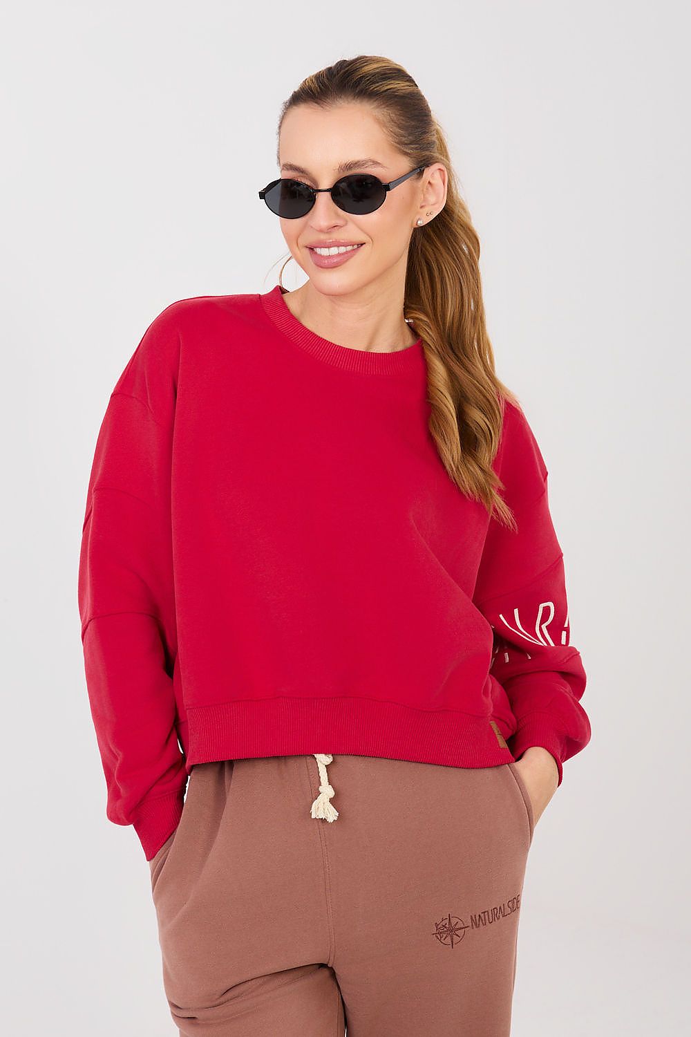   Bluza Damska Model NS-BL-NS26117.02 Red - Factory Price 