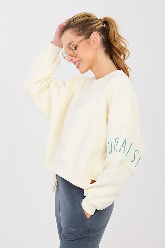   Bluza Damska Model NS-BL-NS26117.02 Ecru - Factory Price 