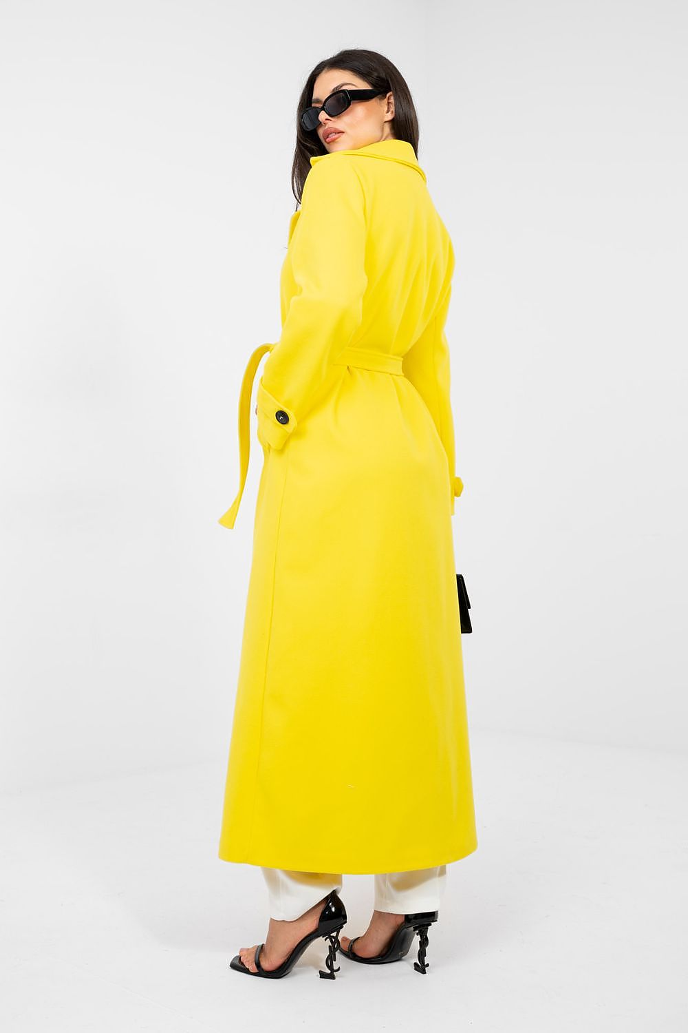   Płaszcz Damski Model IT-PL-97035.17 Fluo Yellow - Factory Price 