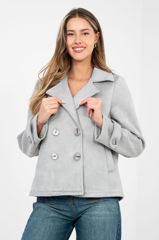   Płaszcz Damski Model IT-KR-97335.04 Light Grey - Factory Price 