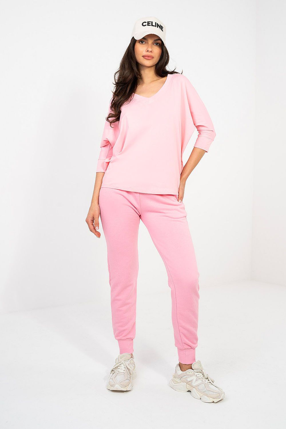   Bluzka Model RV-BZ-A1186.89 Light Pink - Rue Paris 