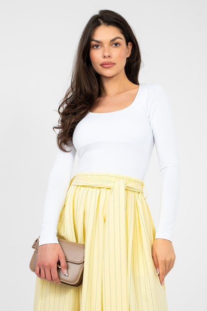   Bluzka Model RV-BZ-A1193.26 White - Rue Paris 