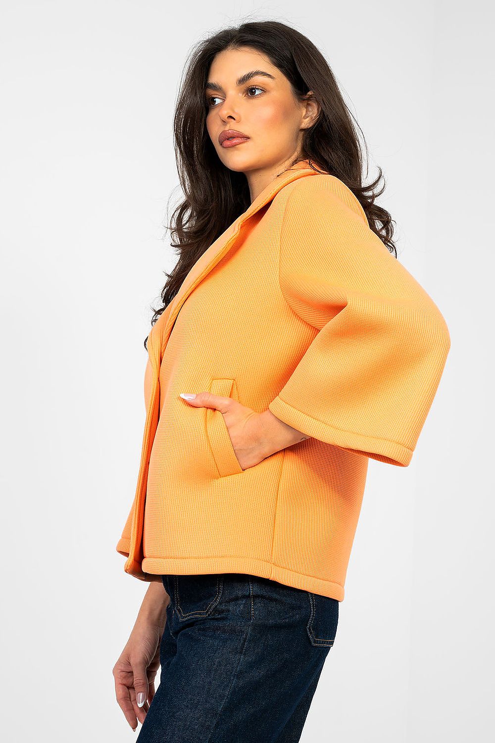   Płaszcz Damski Model IT-KR-95965.05 Light Orange - Factory Price 