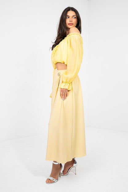 Spódnica Model IT-SD-81036.82 Light Yellow - Factory Price 