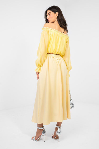  Spódnica Model IT-SD-81036.82 Light Yellow - Factory Price 