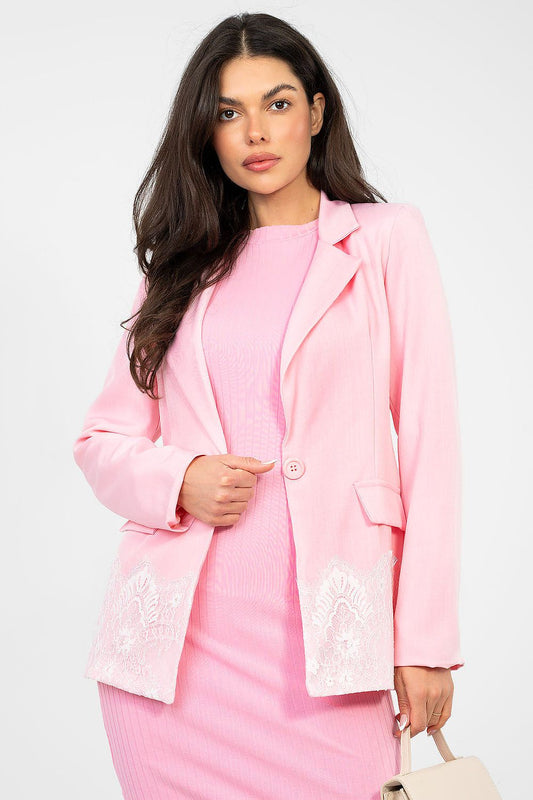   Marynarka Model IT-MA-60128.01 Light Pink - Factory Price 