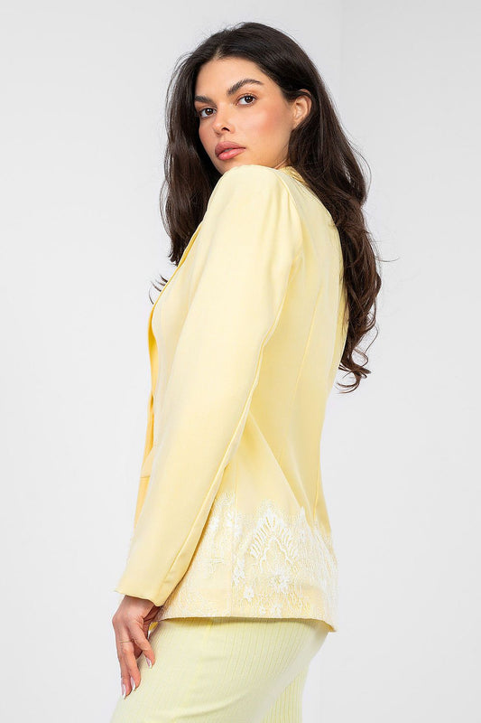   Marynarka Model IT-MA-60128.07 Light Yellow - Factory Price 
