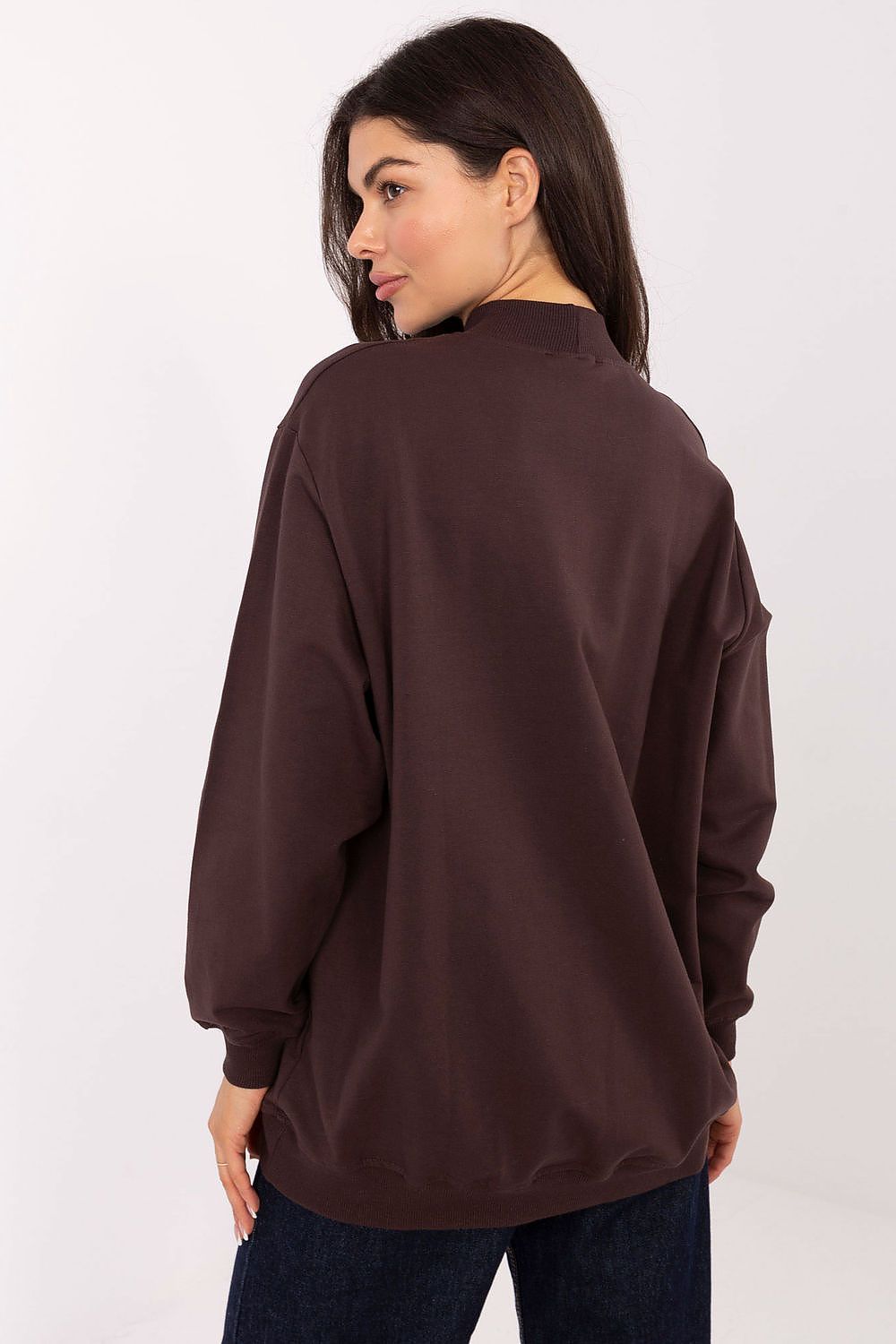   Bluza Damska Model RV-BL-5185.70P Dark Brown - BFG 