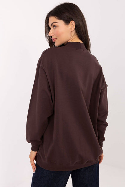   Bluza Damska Model RV-BL-5185.70P Dark Brown - BFG 