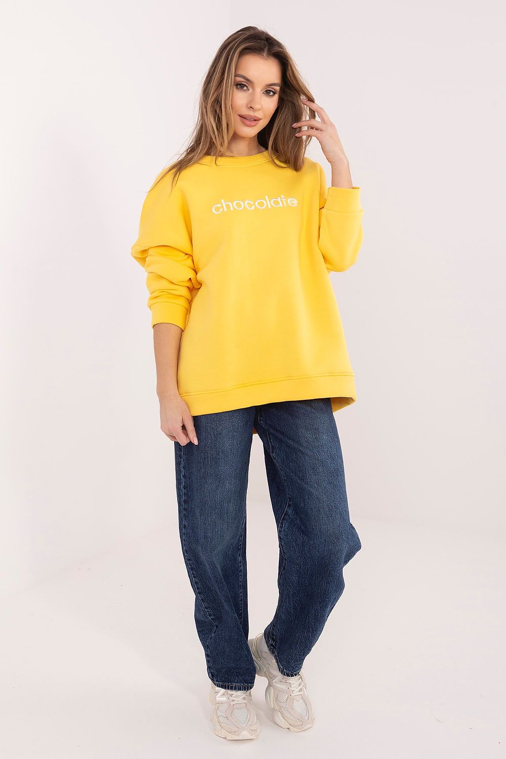   Bluza Damska Model RV-BL-A1036.64 Yellow - Rue Paris 