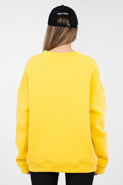   Bluza Damska Model RV-BL-A1036.64 Yellow - Rue Paris 