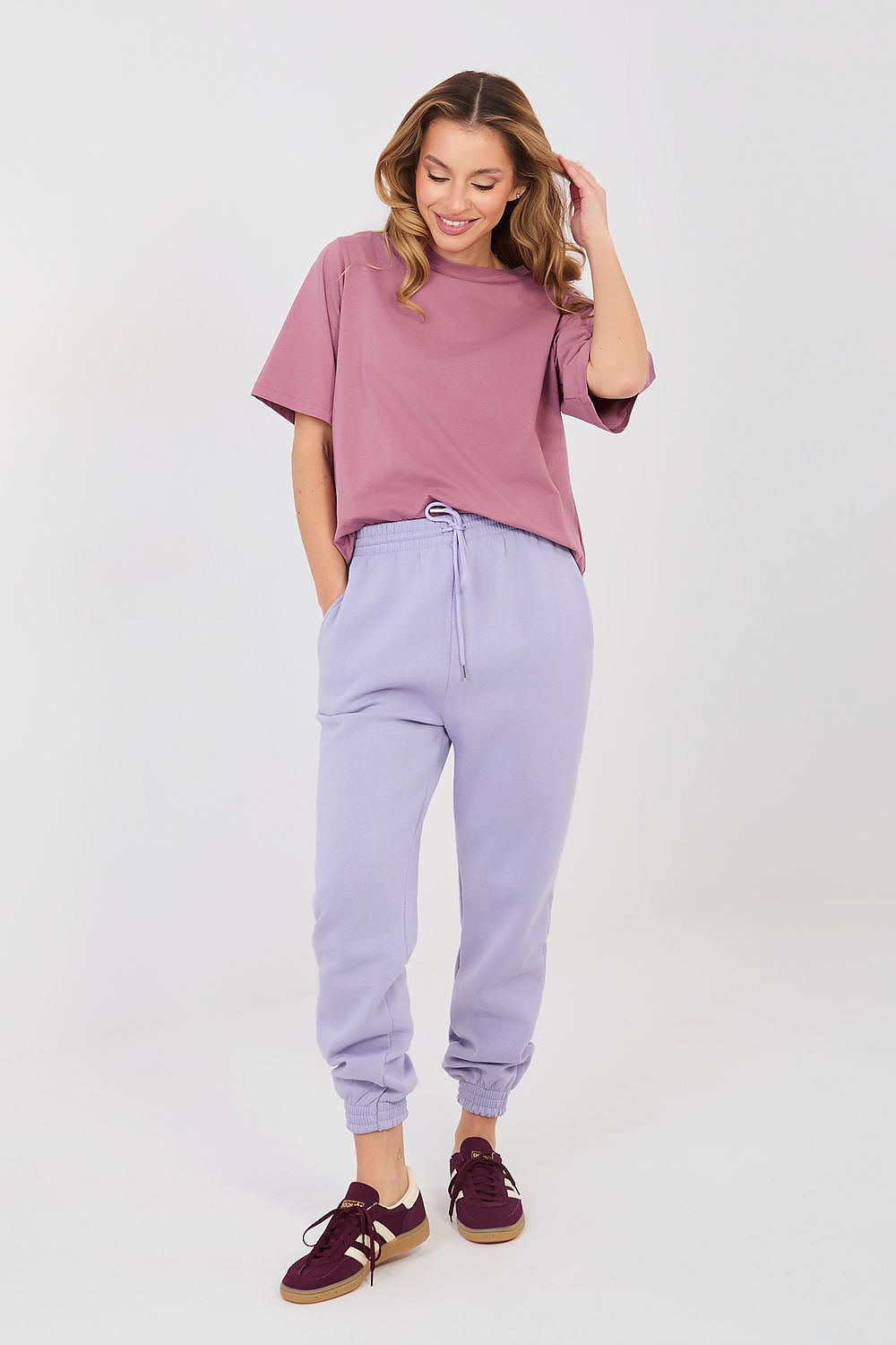 Spodnie Dresowe Model CLM-DR-1107.98 Light Violet - Factory Price 
