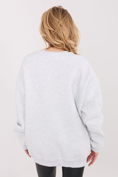   Bluza Damska Model WT-BL-A1065.55 Light Grey - Factory Price 