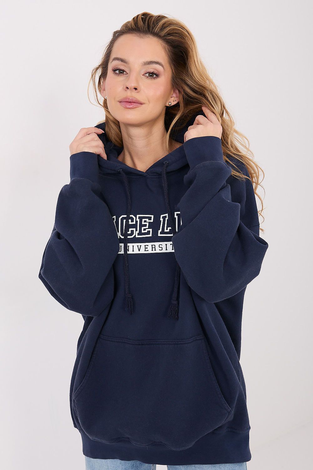   Bluza Damska Model WT-BL-A1066.53 Navy - Factory Price 