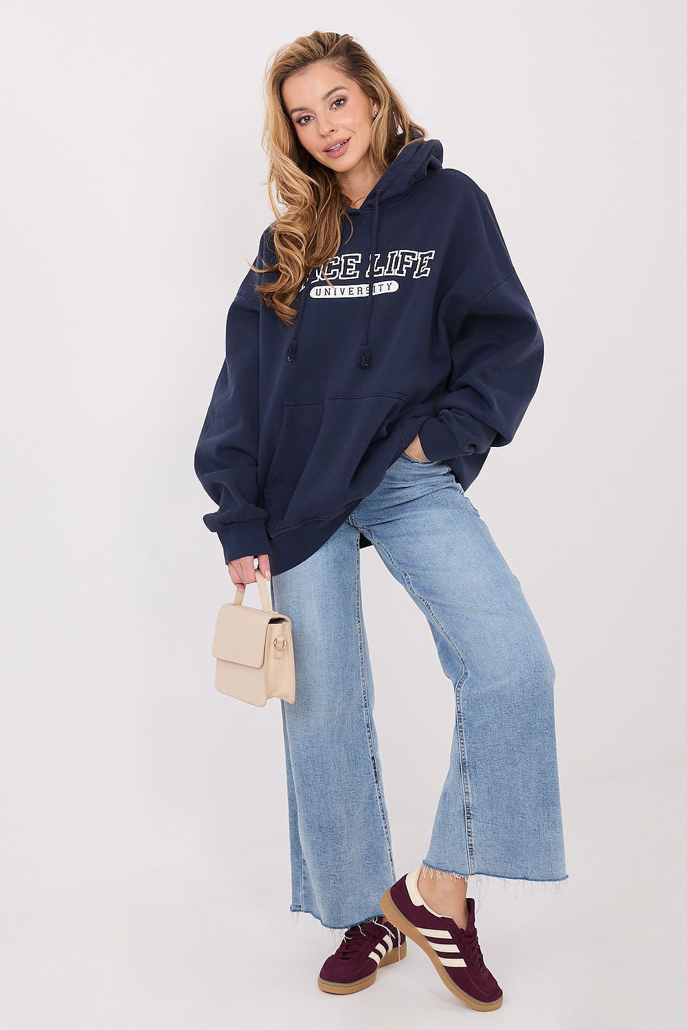   Bluza Damska Model WT-BL-A1066.53 Navy - Factory Price 