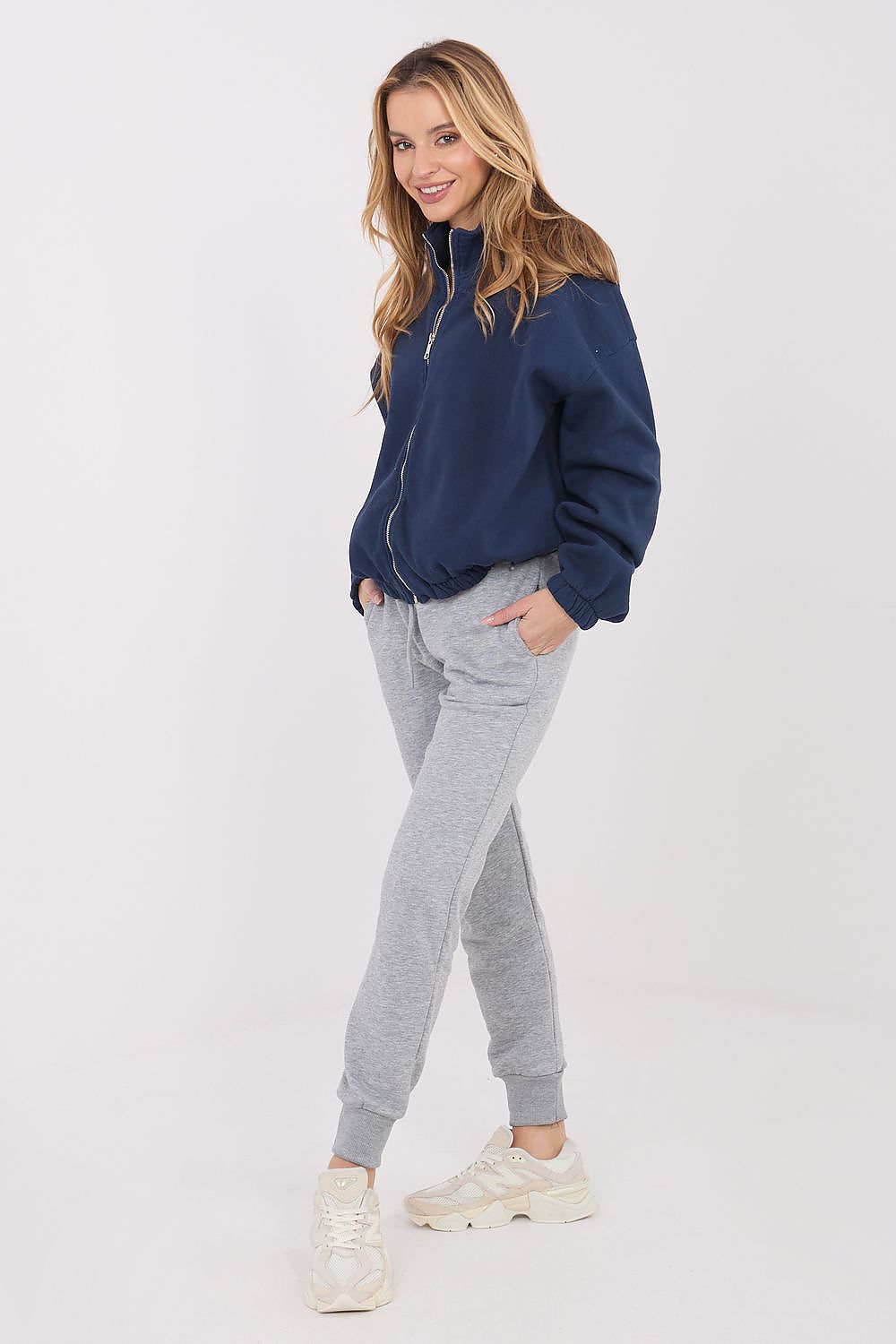   Bluza Damska Model WT-BL-A1460.19P Navy - Factory Price 