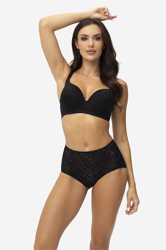  Biustonosz push up Biustonosz Usztywniany Model Fuller Black - Gatta 