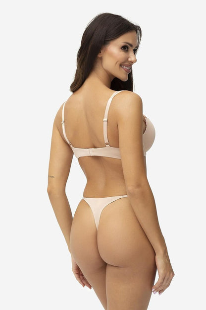  Biustonosz push up Biustonosz Push-up Model Wowefect Beige - Gatta 