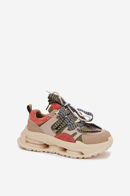   Buty Sportowe Model DA CR61-3133 Beige - Step in style 
