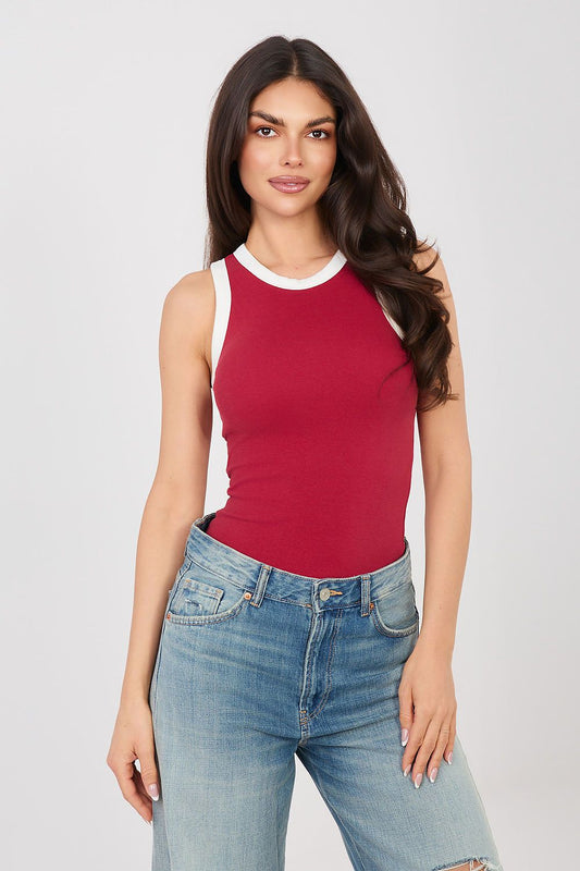  Koszulka Top Model D16197AJ02864A Dark Red - Sublevel 