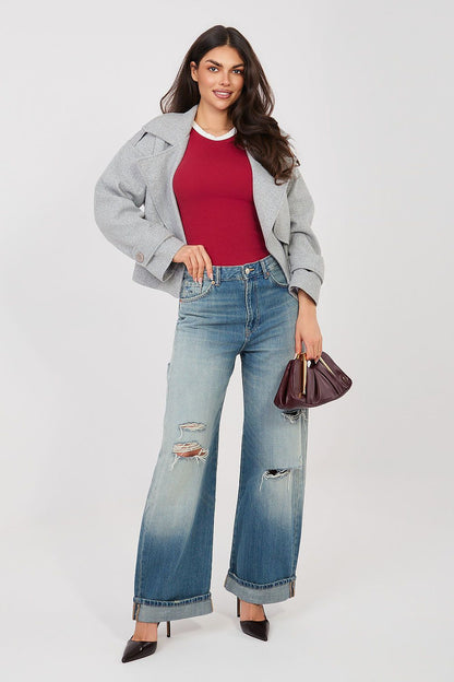  Koszulka Top Model D16197AJ02864A Dark Red - Sublevel 
