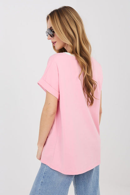   Bluzka Model RV-BZ-A1172.87 Light Pink - Relevance 