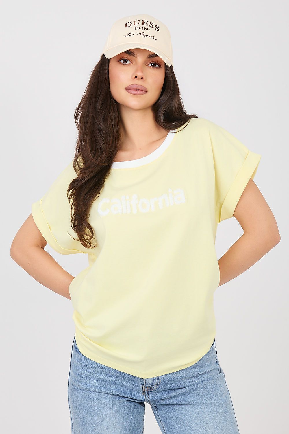   Bluzka Model RV-BZ-A1172.87 Light Yellow - Relevance 