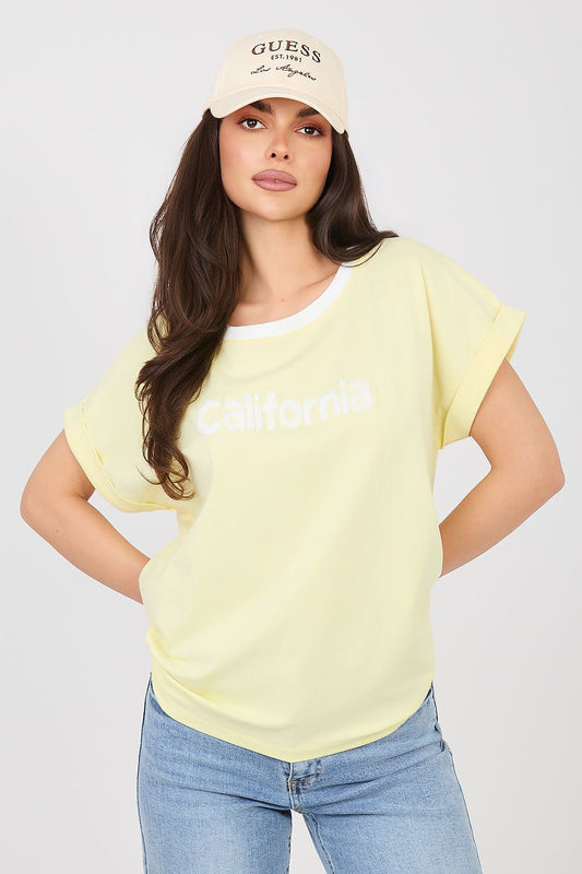  Bluzka Model RV-BZ-A1172.87 Light Yellow - Relevance 