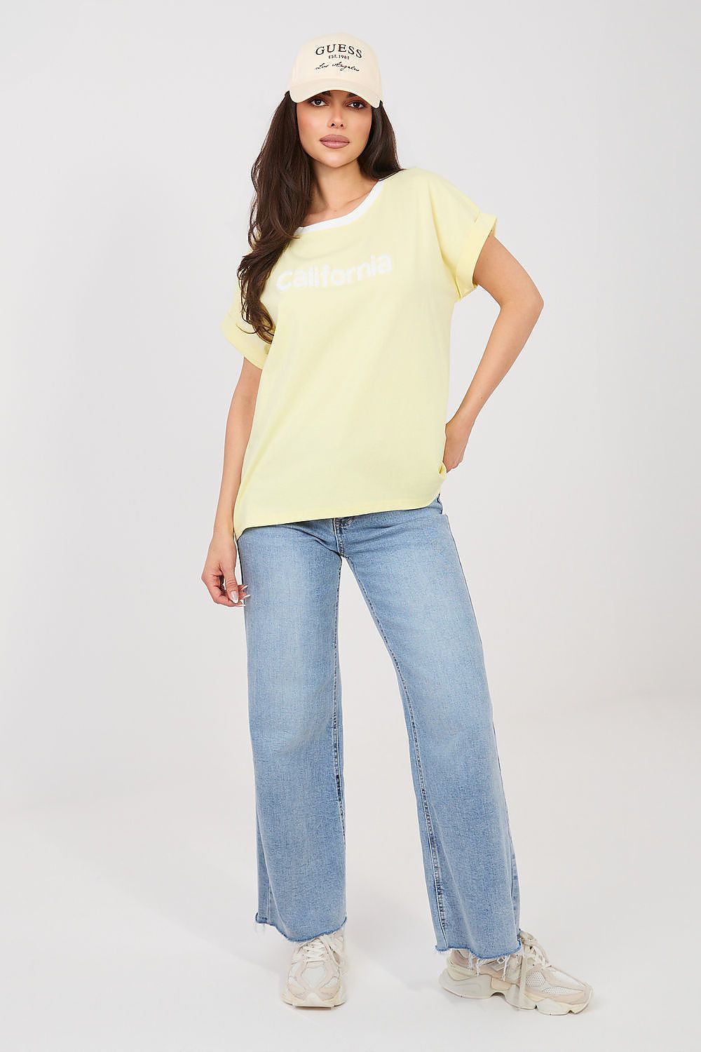   Bluzka Model RV-BZ-A1172.87 Light Yellow - Relevance 