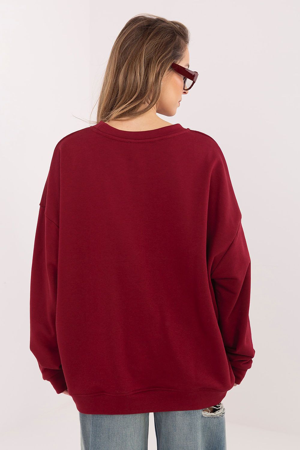   Bluza Damska Model RV-BL-A1182.46 Bordo - Relevance 