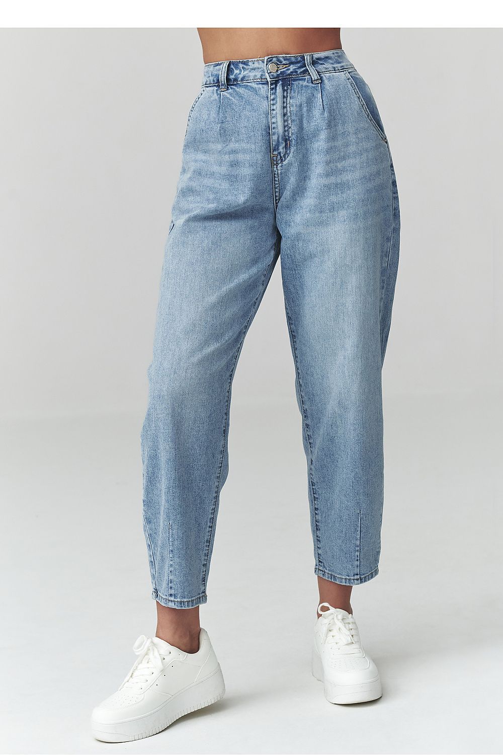  Spodnie Jeansy Damskie Model C52 Denim - Makadamia 