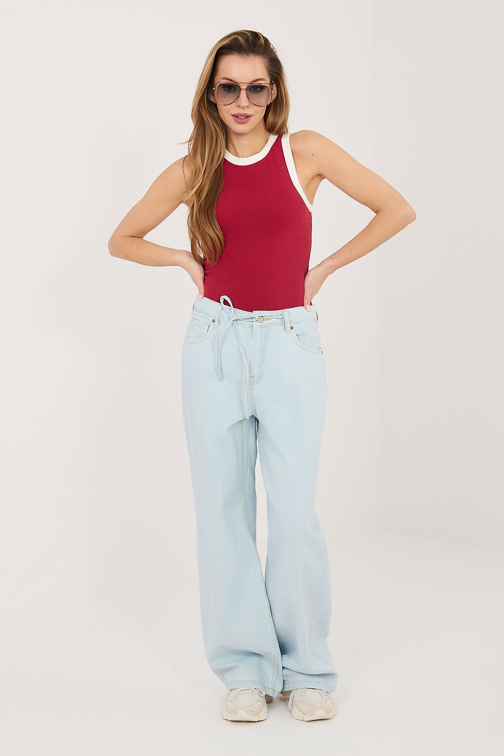  Spodnie Jeansy Damskie Model D80033BB62629L221 Light Blue - Sublevel 