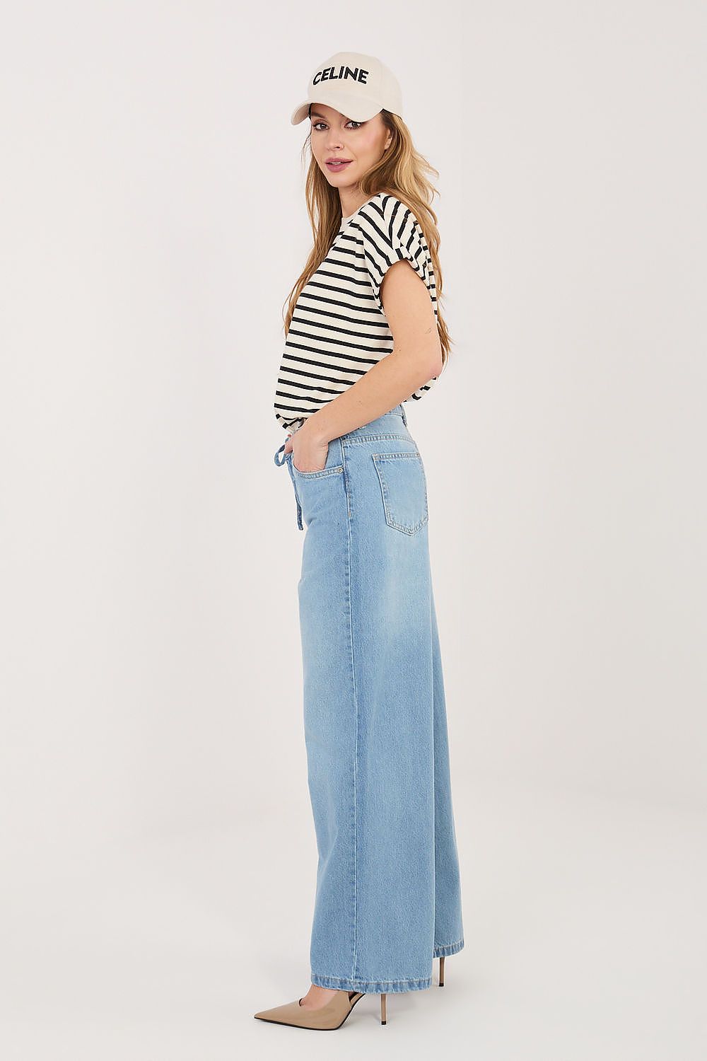  Spodnie jeansy Damskie Model D80033BB62629L219 Blue - Sublevel 