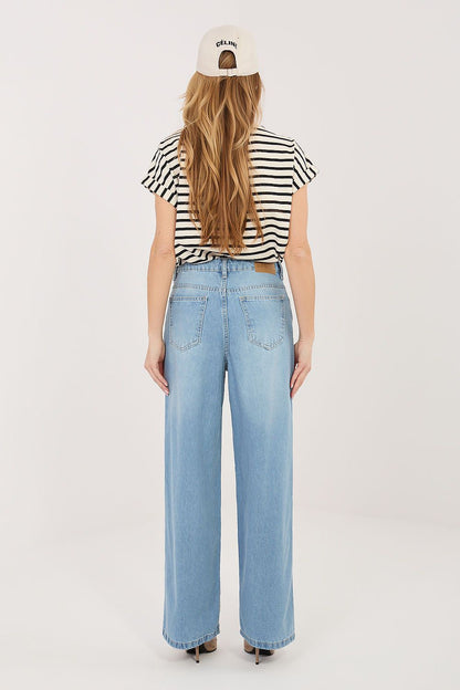  Spodnie jeansy Damskie Model D80033BB62629L219 Blue - Sublevel 