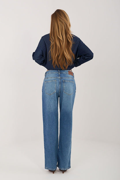  Spodnie Jeansy Damskie Model D85084BL62589M324 Dark Blue - Sublevel 