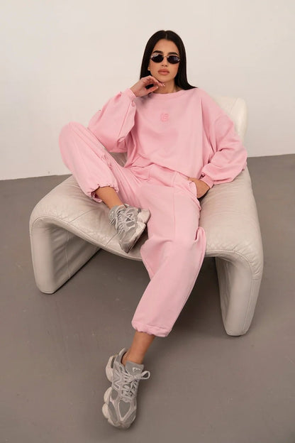  Spodnie Komplet Model Bronx 518870214 Light Pink - LaBalancia 