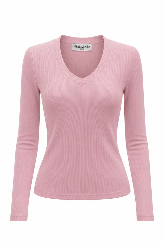   Bluzka Model Zuri 510512953 Dirty Pink - LaBalancia 