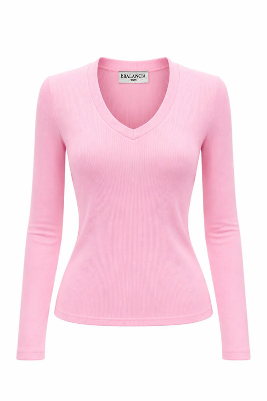   Bluzka Model Zuri 510511910 Light Pink - LaBalancia 