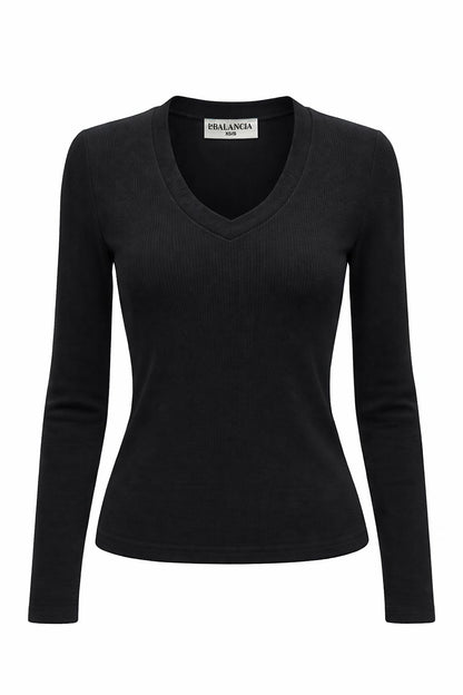   Bluzka Model Zuri 510510653 Black - LaBalancia 
