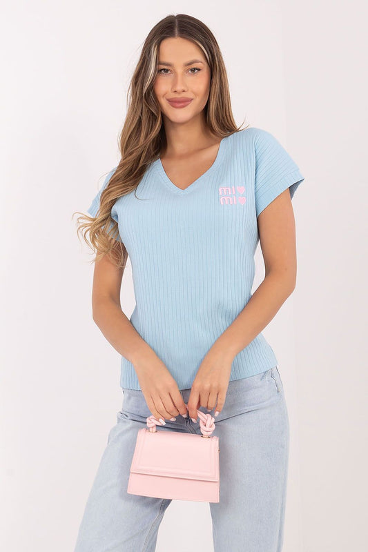   Bluzka Model RV-BZ-A1245.05P Light Blue - Relevance 