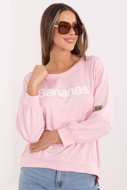   Bluza Damska Model RV-BL-A1221.13 Light Pink - Rue Paris 