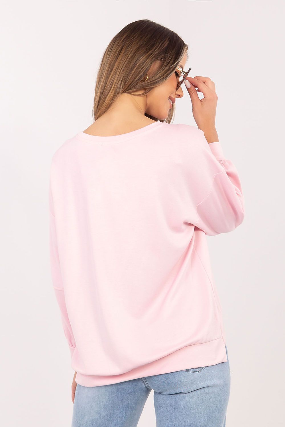   Bluza Damska Model RV-BL-A1221.13 Light Pink - Rue Paris 