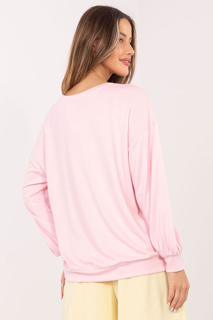   Bluza Damska Model RV-BL-A1220.11 Light Pink - Rue Paris 